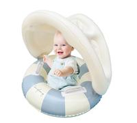 Protezione solare Baby Pool Float - Copertura del baldacchino UV, sedile di imbracatura sicuro | Allenatore di Nuoto Gonfiabile con materiale resistente alle perdite per il Nuoto per no