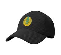 Protezione Solare Cappello con Repubblica del Kazakistan Emblema Nazione - Viscosa Unisex Baseball/Camionista Regolabile