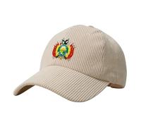 Protezione Solare Cappello con Stato Plurinazionale della Bolivia Emblema Nazione - Viscosa Unisex Baseball/Camionista Regolabile