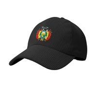 Protezione Solare Cappello con Stato Plurinazionale della Bolivia Emblema Nazione - Viscosa Unisex Baseball/Camionista Regolabile