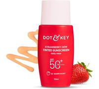 Protezione solare colorata rugiada alla fragola Dot & Key SPF 50+ P