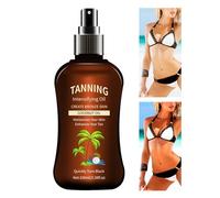 Protezione Solare E Abbronzatura Olio Da Sole Spray | Olioss Di Doratura Per Abbronzante Pre -singola E Scuro Nutriente Con Un Booster Marrone | Da 100 Ml Impermeabili Con Ingredienti Naturali