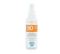 Protezione solare familiare SPF 50 bottiglia riciclata Alphanova 150 gr