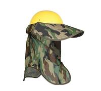 Protezione solare per casco da costruzione, rete traspirante, resistente ai | Casco di protezione solare con protezione per il collo per l'estate, cantiere, lavoro all'aperto, ciclismo, pesca