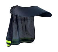 Protezione solare per casco protettivo: protezione solare ben visibile, tesa completa, uomo e collo con strisce riflettenti, accessorio per casco equipaggiamento di sicurezza per cantieri Ga