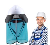 Protezione solare per il collo per casco protettivo, protezione UV fissata al casco, con asciugatura rapida, parasole con blocco UV, per lavori di costruzione e giardinaggio