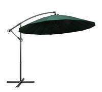 Protezione solare per la privacy del balcone, tenda da sole, ombrellone verde 3 m, asta in alluminio, per terrazze, campeggio, case vacanze