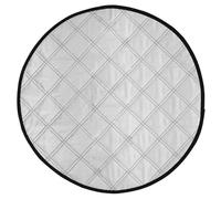 Protezione solare per volante auto da 34 a 42 cm copertura parasole anti riscaldamento protegge dal calore e dai raggi UV, protezione totale colore argento