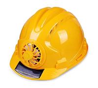 Protezione solare regolabile ventilatore solare casco da lavoro Ventilare e raffreddamento Protezione solare Impermeabile Architettura Worker Cap Casco da lavoro