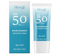 Protezione Solare SPF 50+,50g Crema Solare Viso SPF 50,Hyaluronic Acid Watery Sun Crema,Una Idratante,Protezione UVA/UVB,Waterproof,Non Grasso,per Corpo e Viso Difesa (50 g)