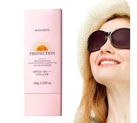 Protezione Solare SPF - Protezione Solare Idratante | Lozione Tinta Sicura 100g Idratante Naturale Resistente all'Acqua per Viso e Corpo Sport Spiaggia Trucco Quotidiano