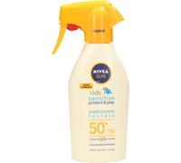 protezione solare spray kids sensitive nivea sun con spf 50+ - 300 ml