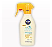 protezione solare spray kids sensitive nivea sun maxi formato con spf 50+ - 200