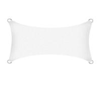 Protezione Sole Parasole Finestra Tenda da 4 x 6 M Hdpe Bianco Rettangolo Vela
