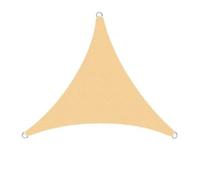 Protezione Sole Parasole Finestra Tenda da 4x4x4m Hdpe Beige Triangolare Tendone