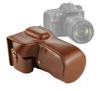 Protezione Sostitutiva per Fotocamera Borsa Custodia in Cuoio Pieno della Macchina fotogrca PU Corpo per for Nikon D7200 / D7100 / D7000
