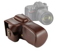 Protezione Sostitutiva per Fotocamera Borsa Custodia in Cuoio Pieno della Macchina fotogrca PU Corpo per for Nikon D7200 / D7100 / D7000