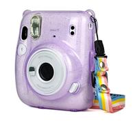 Protezione Sostitutiva per Fotocamera Cassa di Cristallo di Potenza Glitter con Cinturino per for FUJIFILM for instax Mini 11