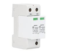 Protezione Sovratensioni DC 1000VDC 40KA, Protezione Sovracorrente Sovratemperatura Controllo Termico IP20 Materiale PC Montaggio Guida DIN 35mm per Sistemi Fotovoltaici (2P)