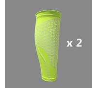 Protezione Stinchi Calcio Compressione Gamba Manicotto Polpaccio Cuscinetti Fan