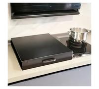 Protezione Superiore per Fornello a Gas, Copri Piano Cottura per Fornelli Elettrici Bordo Pieghevole Liscio a Forma di L per Cucina e Camper(40x48x9cm/15.75x18.90x3.54in)