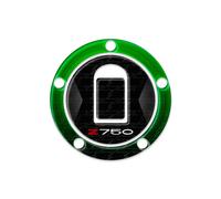 Protezione Tappo Benzina per Kawasaki Z 750 2004-2006 GP-2018 Candy Lime Green