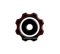 PROTEZIONE TAPPO BENZINA RESINA 3D COMPATIBILE CON DUCATI Hypermotard 796/821 / 939/1100 GP-698 (Black)