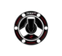 PROTEZIONE TAPPO BENZINA RESINA 3D COMPATIBILE CON TRIUMPH SPEED TRIPLE 1050 R 2016-2021 GP-2070 (Matt Graphite)
