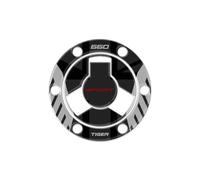PROTEZIONE TAPPO BENZINA RESINA 3D COMPATIBILE CON TRIUMPH TIGER SPORT 660 2022 On GP-2048 (Jet Black)