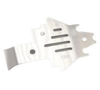 Protezione Telaio Acciaio Inox per RC 1/10 Piastra Skid Armor Completa | Parapancia Differenziale Assale Kit Protezione Sottoscocca Ricambi Tuning Auto Radiocomandata(Chassis Armor)