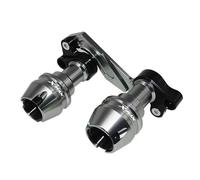 Protezione Telaio Forcella Anteriore per Moto, Tubo Marmitta Anticaduta per Y&amaha XMAX300, Xmax 300, Slider Telaio Antiurto Tamponi Paratelaio Crash Protector(Titanio)
