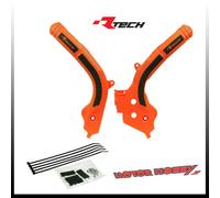 PROTEZIONE TELAIO RTECH RACETECH KTM SX-SXF 16-18 EXC EXCF 17-19 ARANCIO NERO
