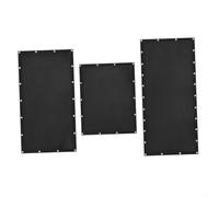 Protezione termica per griglie da esterni, isolamento ignifugo, per proteggere i ponti, installazione rapida e accessorio per barbecue facile da pulire (91,5 x 122 cm)