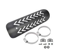 Protezione termica per tubo di scarico, protezione contro il calore del tubo, resistente alle intemperie, anti-scottatura, per lavori di restauro di pendolarismo all'aperto, tour, modifica della