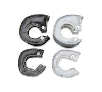 Protezione termica turbocompressore in titanio Turbo T4 argento