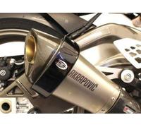 Protezione terminale R&G RACING nera per scarico Akrapovic esagonale.