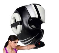 Protezione Testa Muay Thai | Protezione Testa con Visiera Sicurezza per Sparring,Attrezzatura leggera di protezione, Protezione Testa Assorbente Gli Urti per Boxe Lotta Arti Marziali