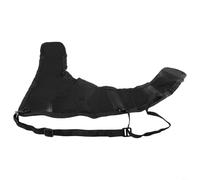 Protezione toracica elastica regolabile e tracolla composita con fibbia a sgancio rapido e rete traspirante, adatta per fitness e allenamento (nero)