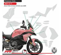 Protezione totale in PPF DUCATI MULTISTRADA V2 e V2s 2025 Lucido BDF V2 T1