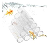 Protezione trasparente per il nido di gamberetti in acrilico - Tubo protettivo per acquario, decorazione protettiva per acquario per promuovere la deposizione delle uova, tubo di protezione per