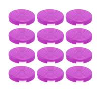 Protezione Trasparente per Pulsanti Sostituisce La Copertura Meccanica dei Pulsanti per Interruttori Akko Glorious, 12 Coperture per per Tastiere Sallybox Slimbo (PURPLE)