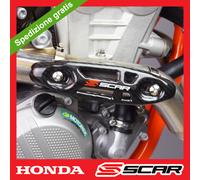 PROTEZIONE TUBO MARMITTA UNIVERSALE CARBONIO HONDA CRF CRFX 250 450 SCAR