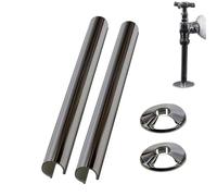 Protezione tubo radiatore | Collare manicotto tubo in PVC di alta qualità per raccordi del radiatore | Protezione tubo riutilizzabile per camera da letto WC ed elegante miglioramento del calore