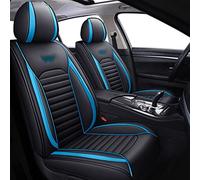 Protezione Tutte Stagioni 1 Set Coprisedile Per Auto In Pelle Per Alfa Romeo 147 Per Giulia Per Giulietta Accessori(Nero Blu)