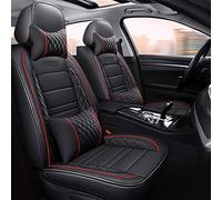 Protezione Tutte Stagioni Copertura Di Sede Dell'automobile Per Crv Fit For Jazz Per Accord Per Civic Per Odyssey Per Pilot Per Vezel Per Stream Per Shuttle(Nero rosso,Luxury)