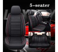 Protezione Tutte Stagioni Copertura Di Sede Dell'automobile Per Crv Fit For Jazz Per Accord Per Civic Per Odyssey Per Pilot Per Vezel Per Stream Per Shuttle(Nero rosso,Standard)