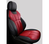Protezione Tutte Stagioni Coprisedili In Pelle Per Auto Per Megane 2 3 Per Duster Per Talisman Per Scenic Per Captur Per Clio Per Fluence Per Kangoo Per Logan Per Kadjar(Nero rosso)