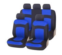 Protezione tutte stagioni Per Citroen C1 Coprisedili Per Auto Universali Protezioni Per Cuscini Auto Compatibili Con Airbag Antiscivolo Comodo Durevole(BLUE full set)