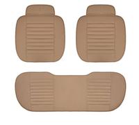 Protezione Tutte Stagioni Per Mercedes W177 Classe A W168 W169 W176 A A160 A180 A190 A200 Coprisedile Per Auto In Pelle PU Cuscino Del Sedile(Beige 5 Seat)