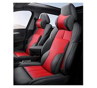 Protezione Tutte Stagioni Seggiolino Auto In Pelle Coperture Per Suzuki Per Swift Per Samurai Per Grand Vitara Per Liana 2014 Per Jimny 2000 Alto Sx4(Nero rosso,A)